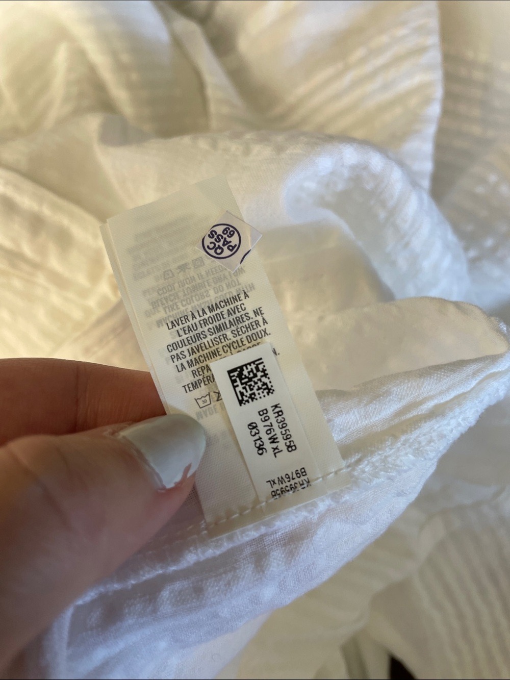NWT Aerie Seersucker Oversized Cover-Up Button Down Shirt M - Picture 12 of 13